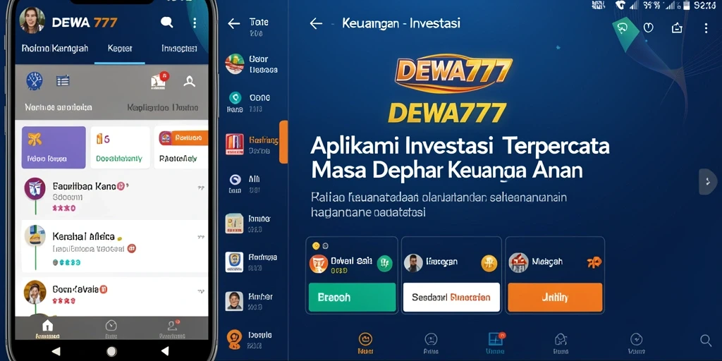 Antarmuka DEWA777 yang sederhana dan fungsional untuk investasi.